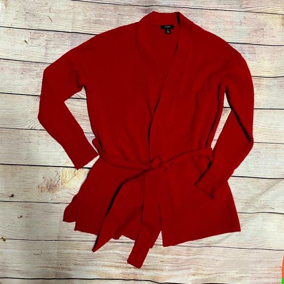 Halogen tie-waist cardigan sweater - Picture 1 of 7